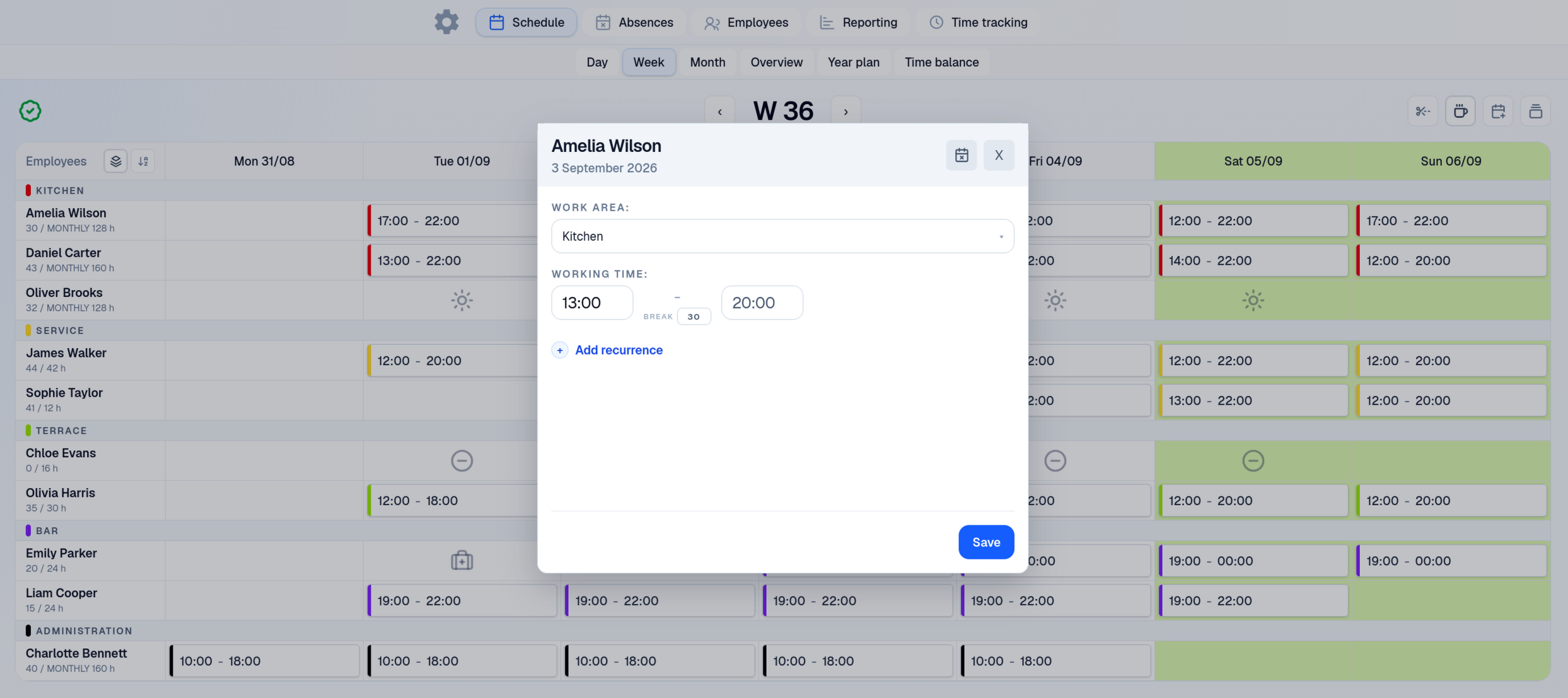 Shift planning made simple